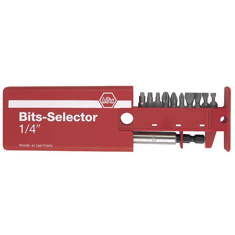 Compact Bit Set and Magnetic Bit Holder in Storage Box, 10 Piece
